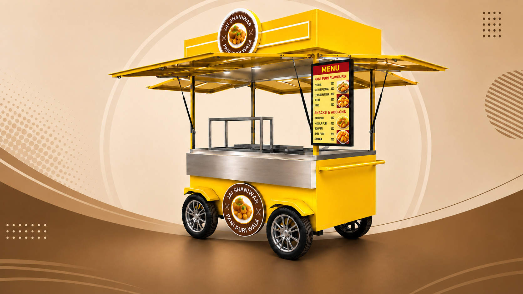 Commercial Food Cart and Food Van Manufacturer in India by Iyans Industries